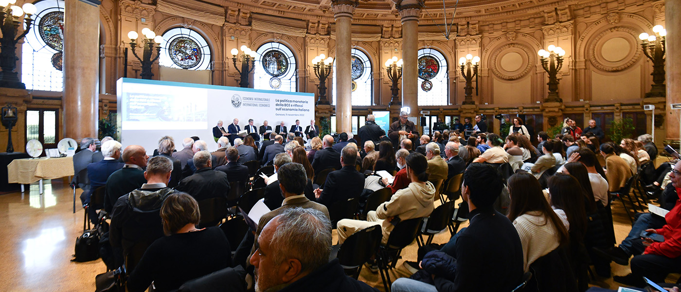 Politica monetaria della BCE e riflessi sull'economia italiana - Palazzo della Borsa, Novembre 2022