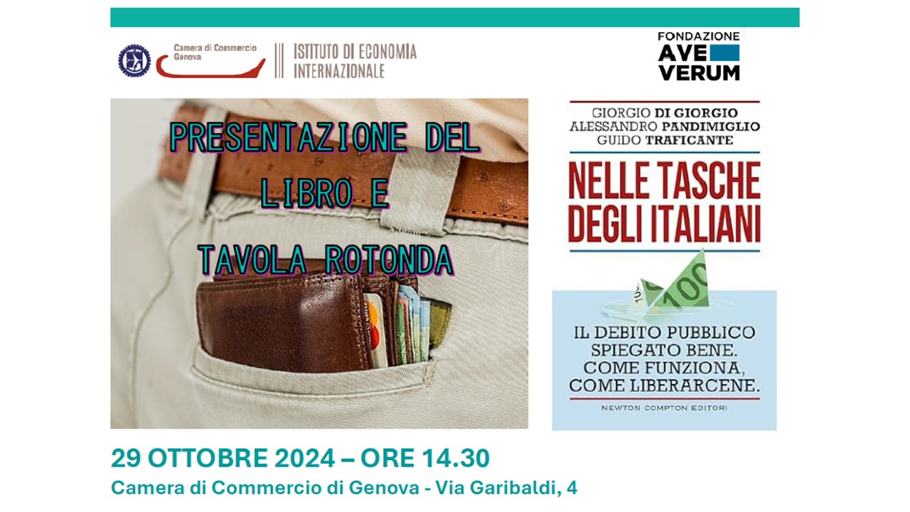 Presentazione del libro: NELLE TASCHE DEGLI ITALIANI