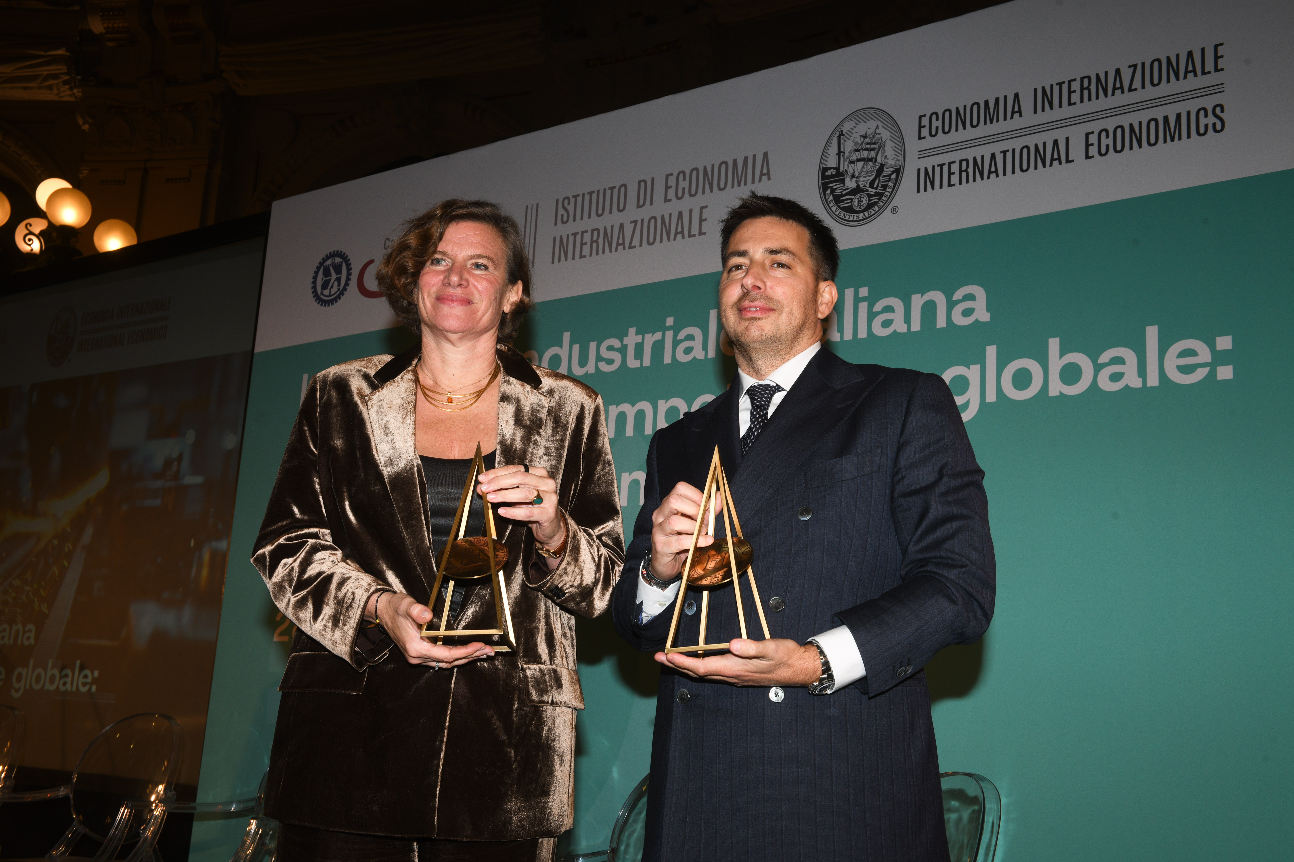 Evento annuale 28 novembre 2025 - I Premiati Mariana Mazzuccato e Riccardo Pompili